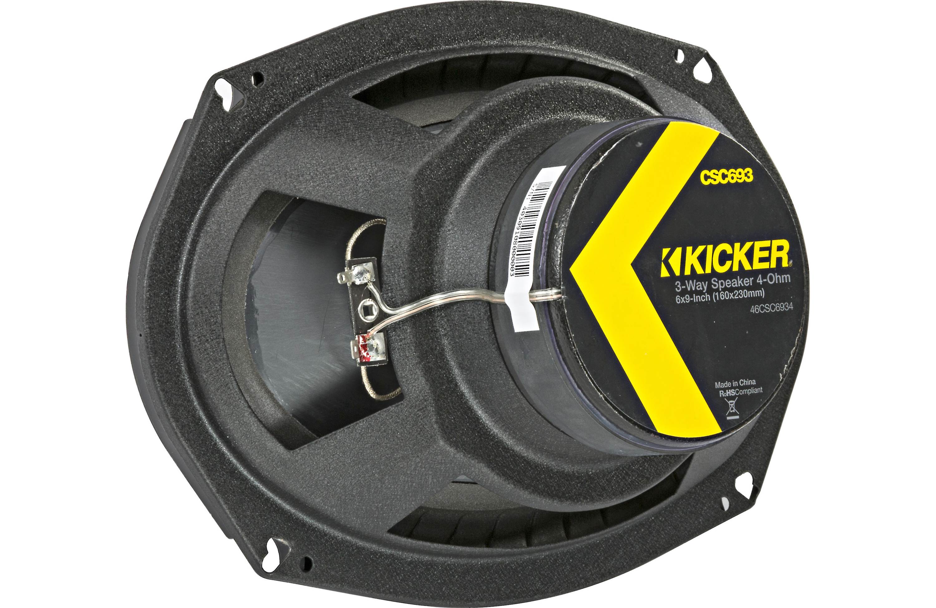 Kicker 46CSC6934 6 x 9" 3-Way CS-Series Coaxial Car Speakers CSC6934