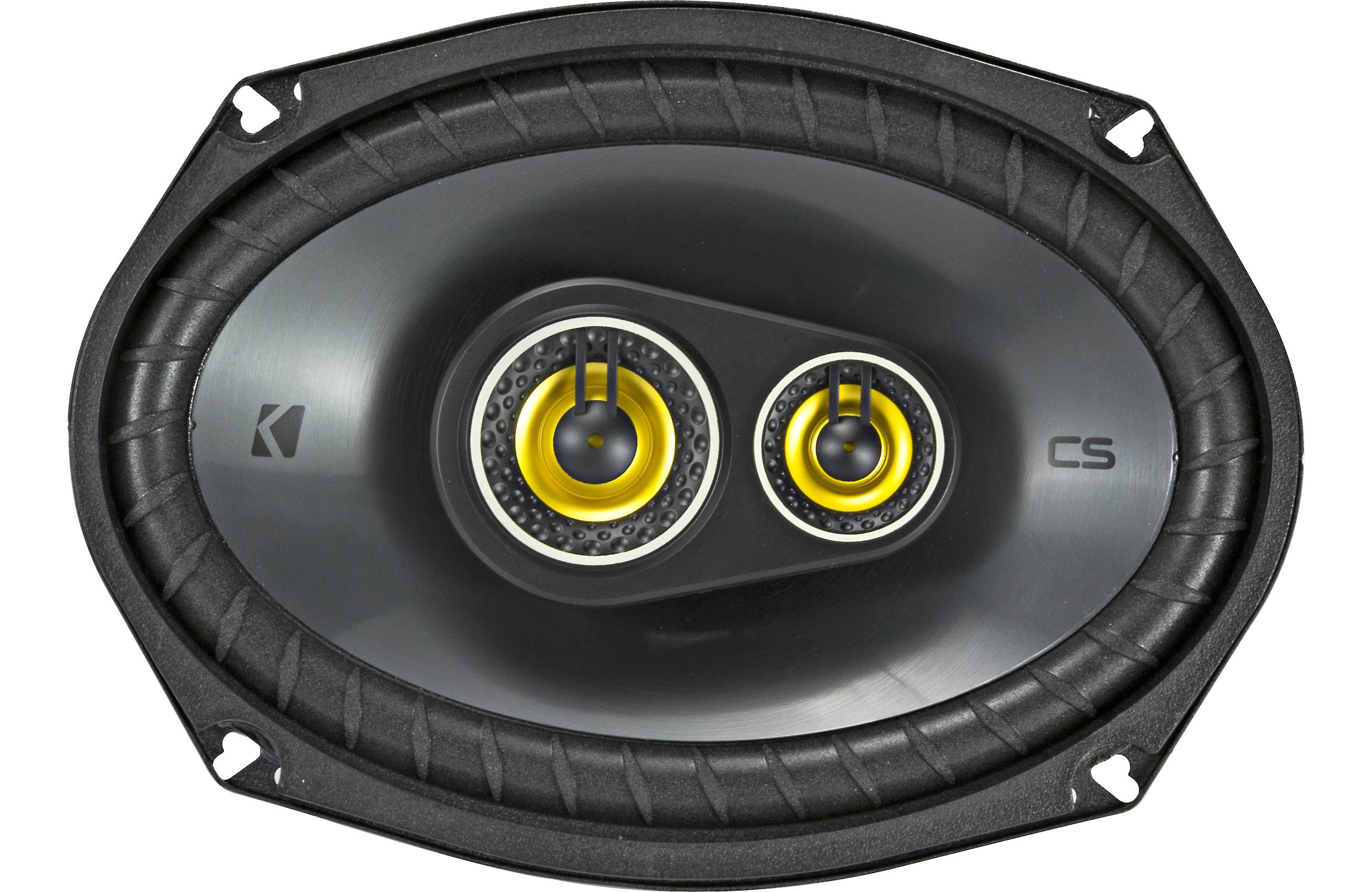 Kicker 46CSC6934 6 x 9" 3-Way CS-Series Coaxial Car Speakers CSC6934