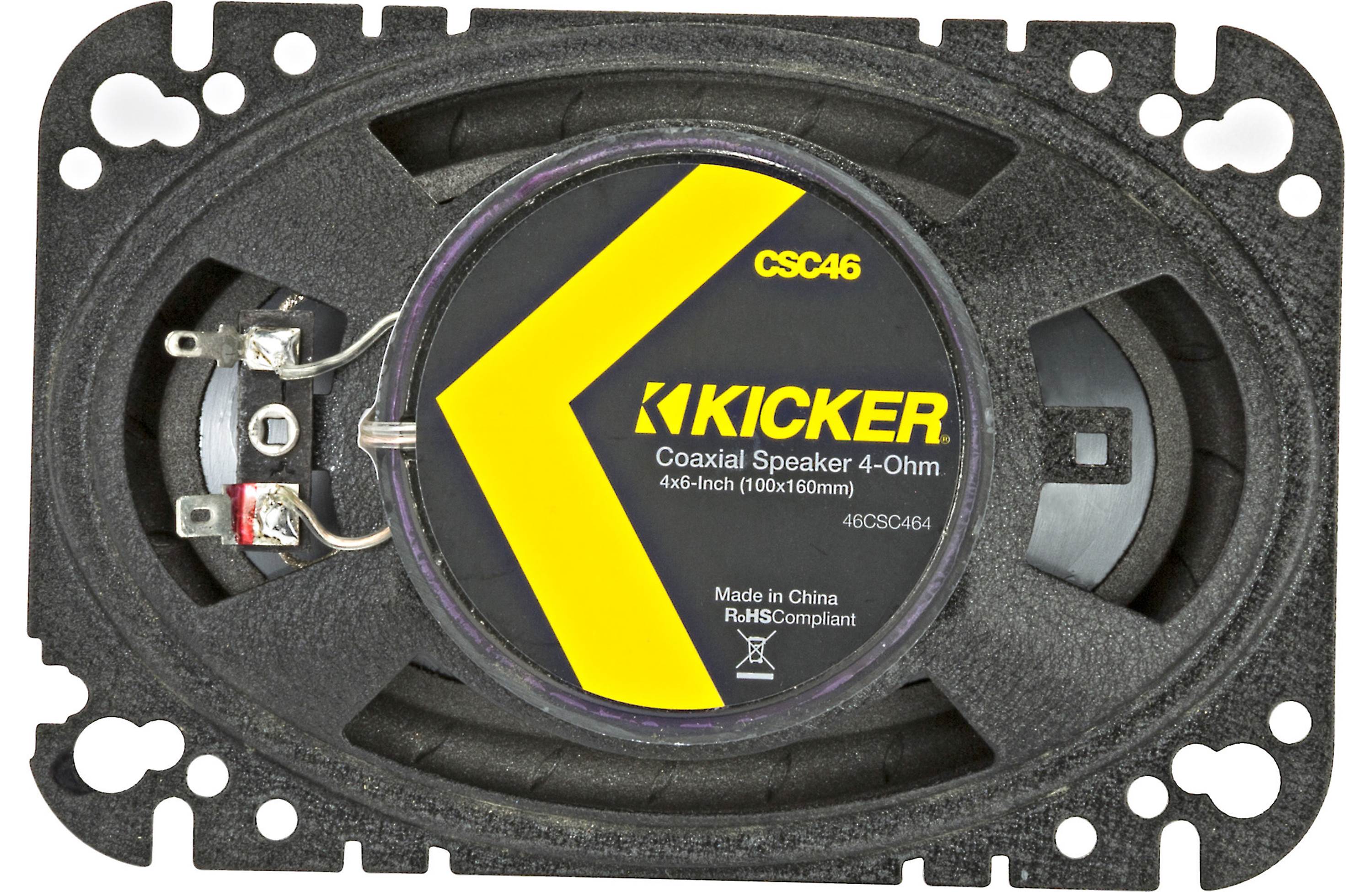 Kicker 46CSC464 CS-Series 4"x6" 2-way car speakers CSC46