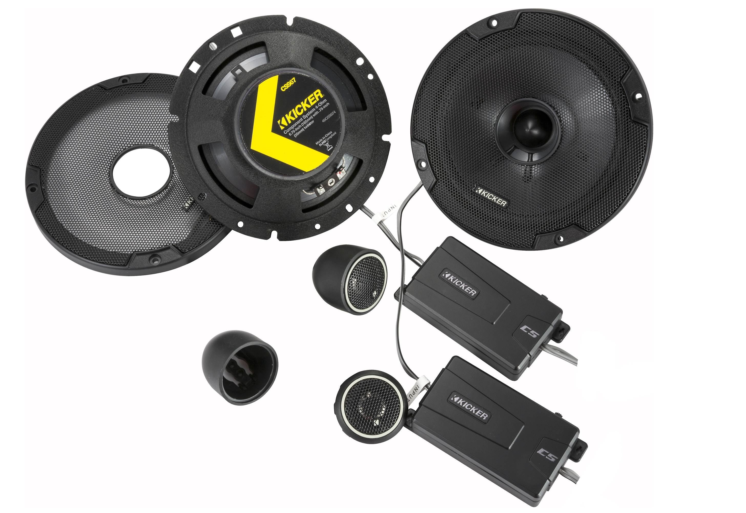 Kicker 46CSS654 6.5"  2 Way CS-Series Component Speaker System CSS65