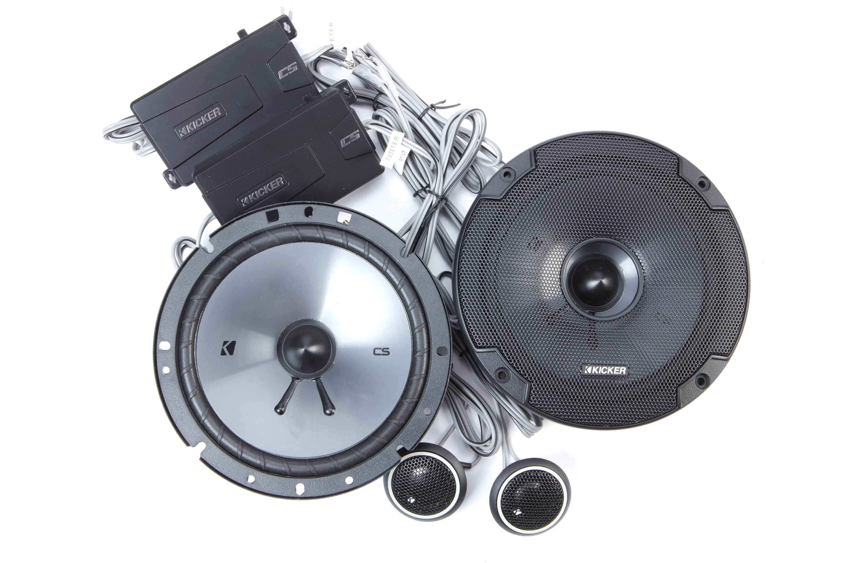 Kicker 46CSS654 6.5"  2 Way CS-Series Component Speaker System CSS65