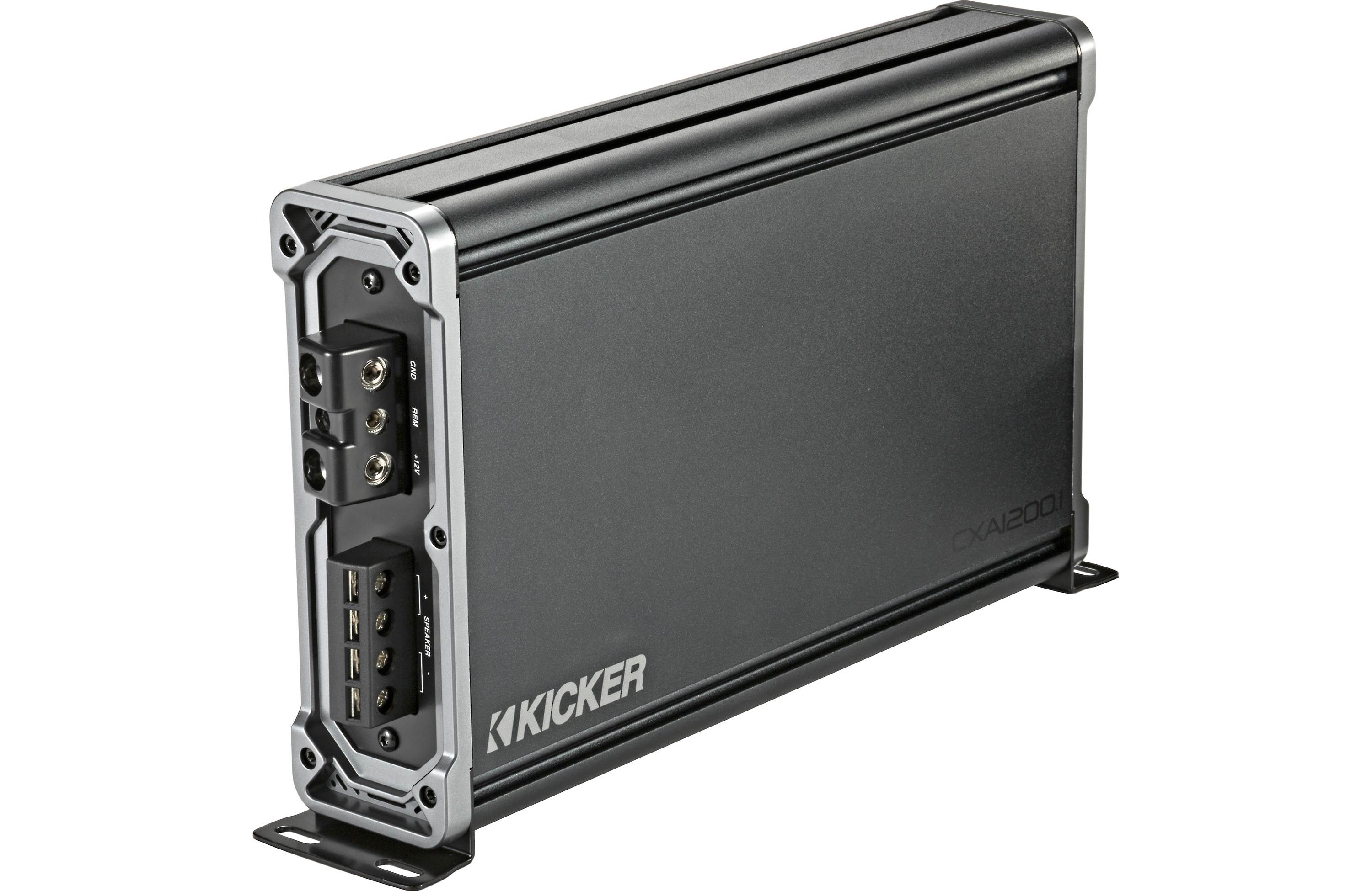Kicker 46CXA1200.1 CX Series 1200w Monoblock Class D Subwoofer Amplifier