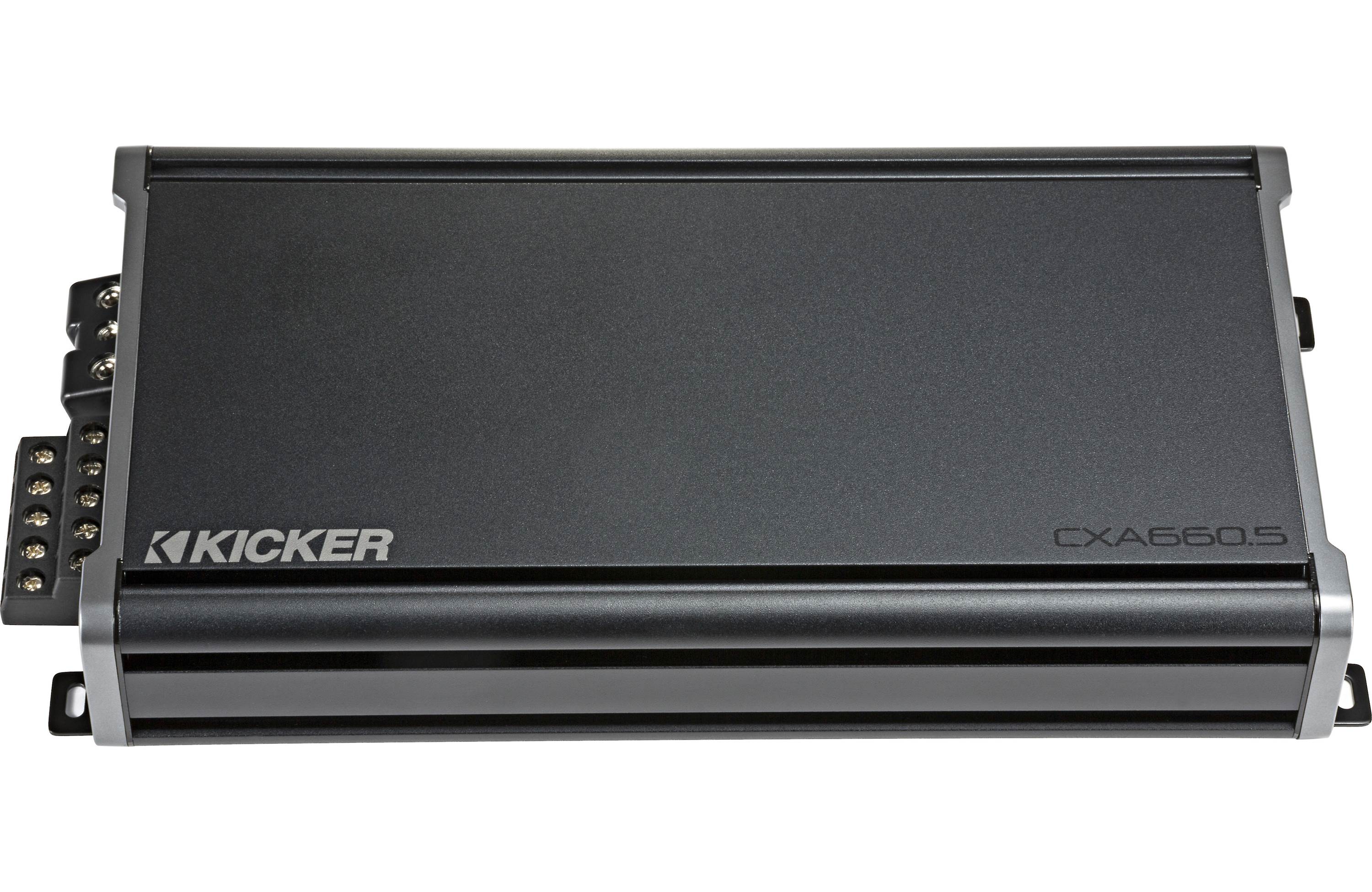 Kicker 46CXA660.5 CX Series 660w 5 Channel Class A/B Full-Range Amplifier