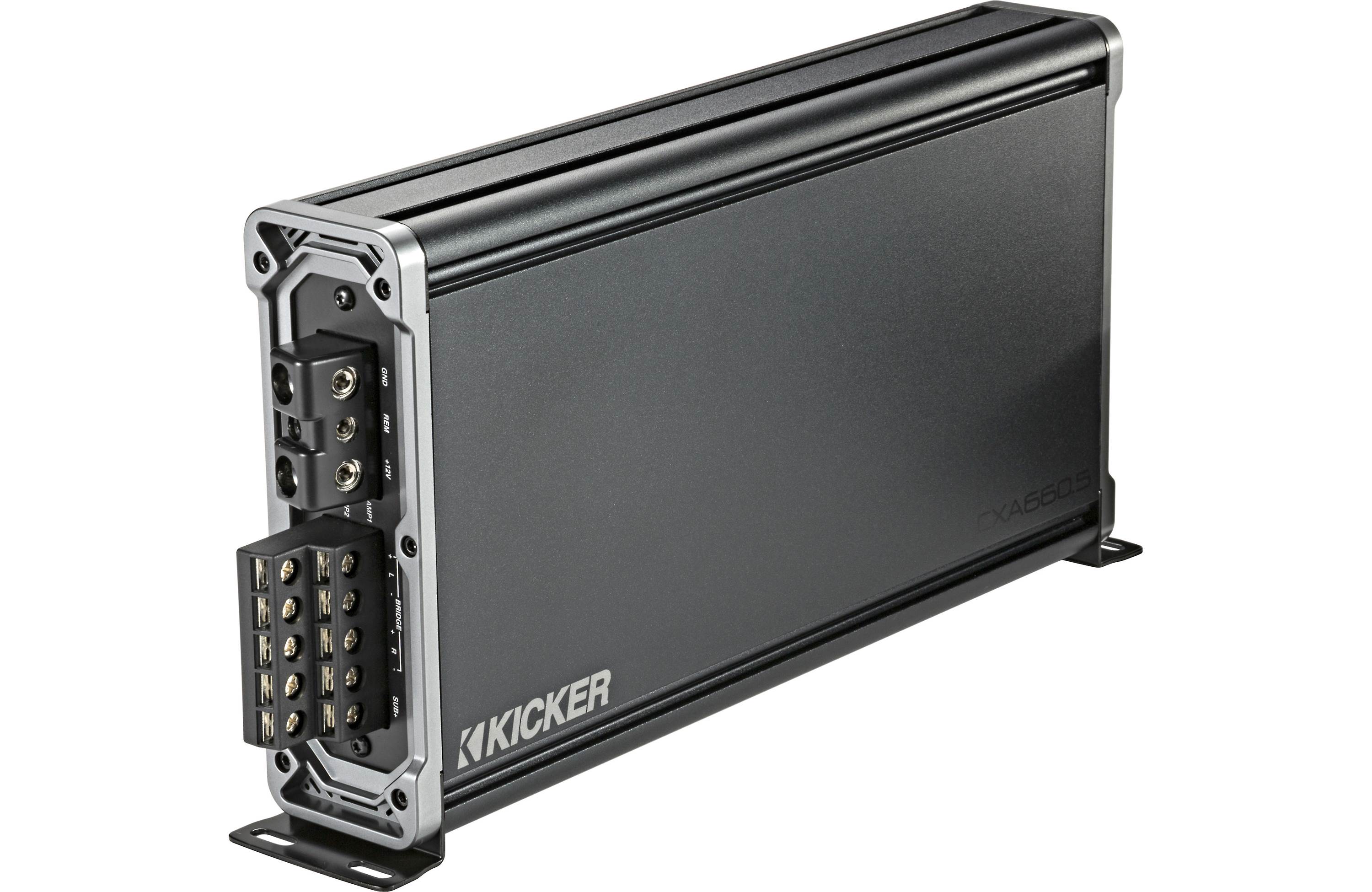 Kicker 46CXA660.5 CX Series 660w 5 Channel Class A/B Full-Range Amplifier