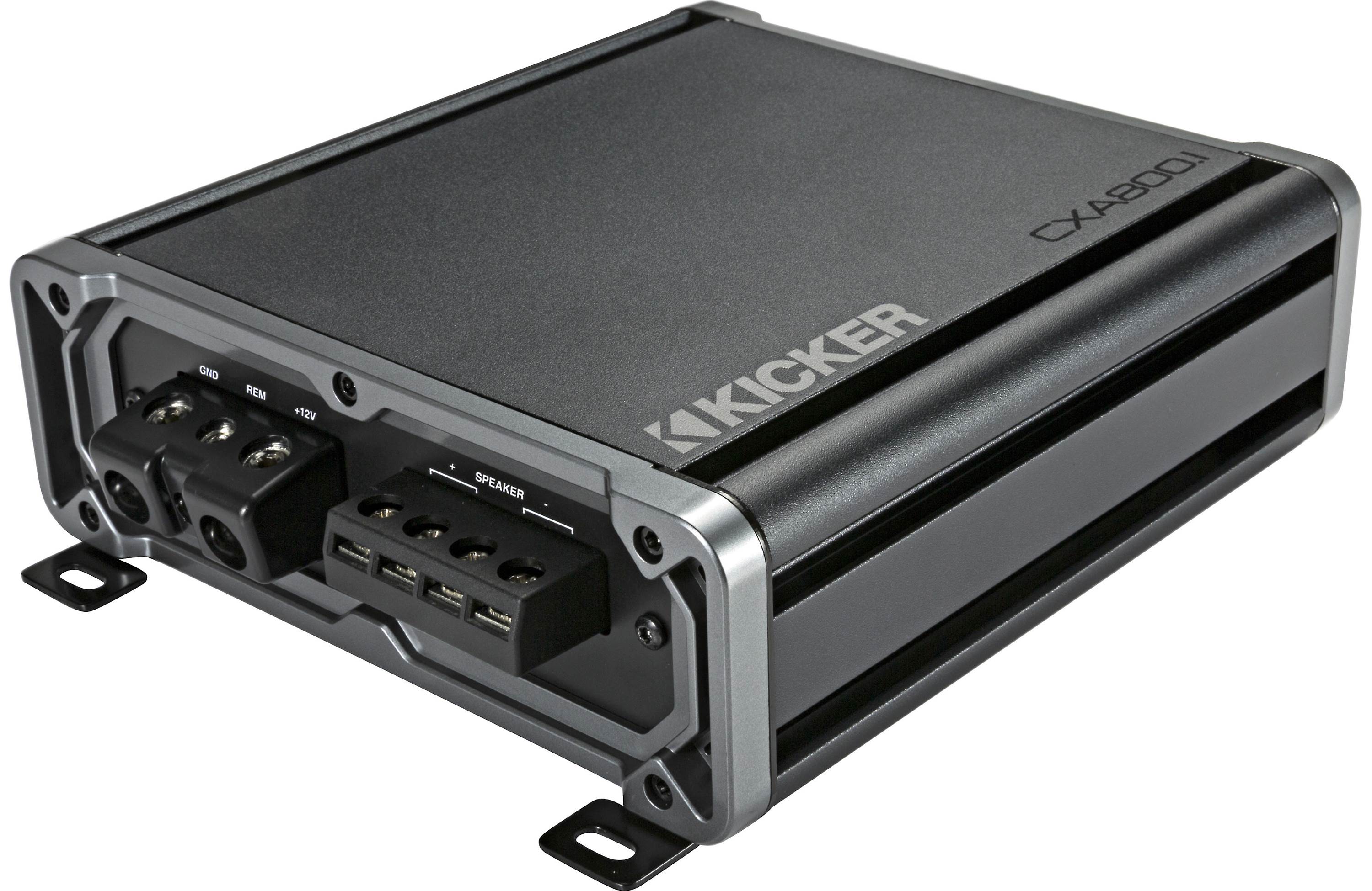 Kicker CXA800.1 CX Series 800w Monoblock Class D Subwoofer Amplifier
