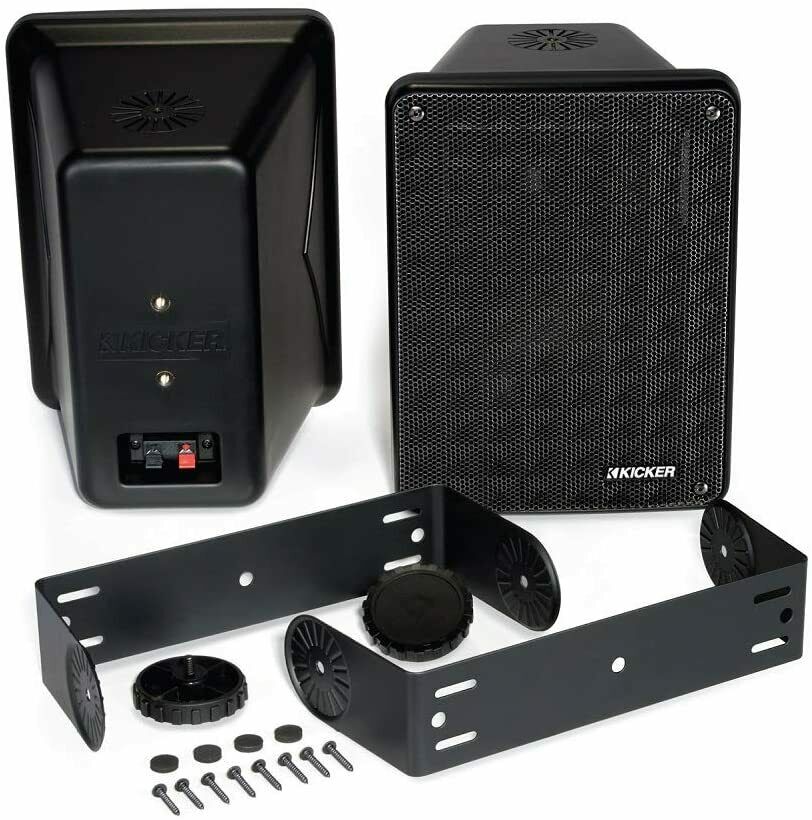 Kicker 46KB6B Outdoor Speakers (Pair) Black