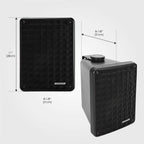 Kicker 46KB6B Outdoor Speakers (Pair) Black