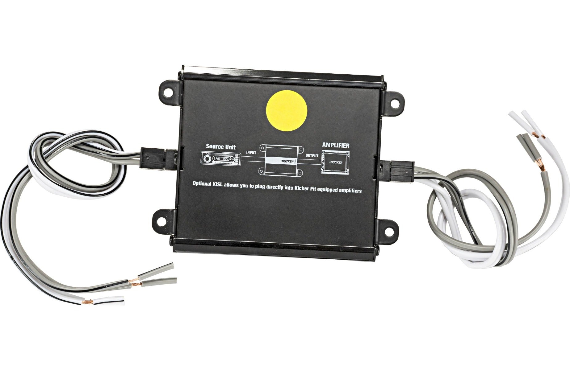 Kicker 46KISLOAD2 K Series 2-channel smart radio interface — resistive loads to prevent radio shut-down