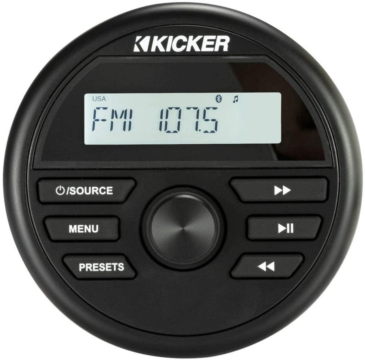 Kicker KMC2 Compact Digital Marine Media Bluetooth Receiver