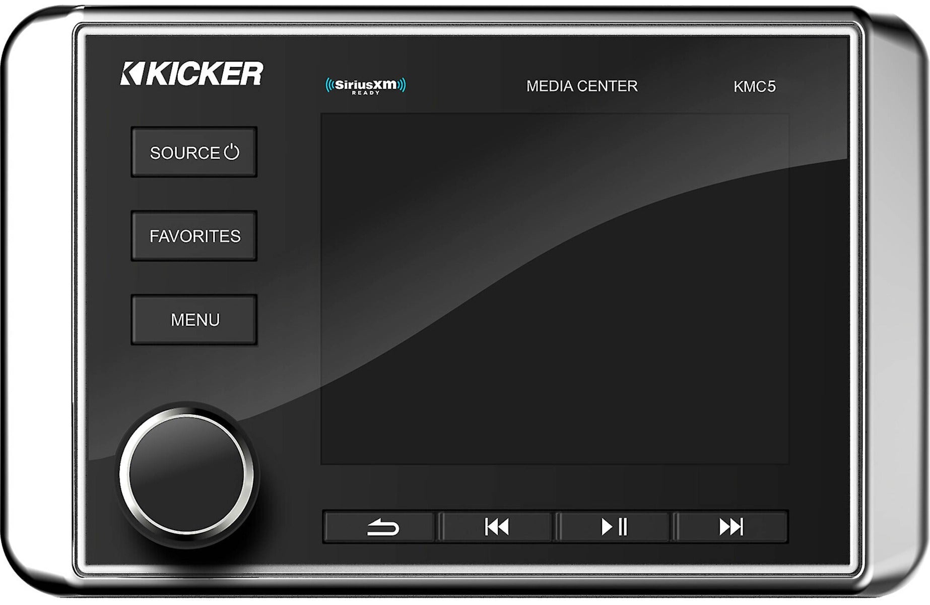 Kicker KMC5 3" 6 Channel, Dual Zone Digital Marine Media Bluetooth Receiver