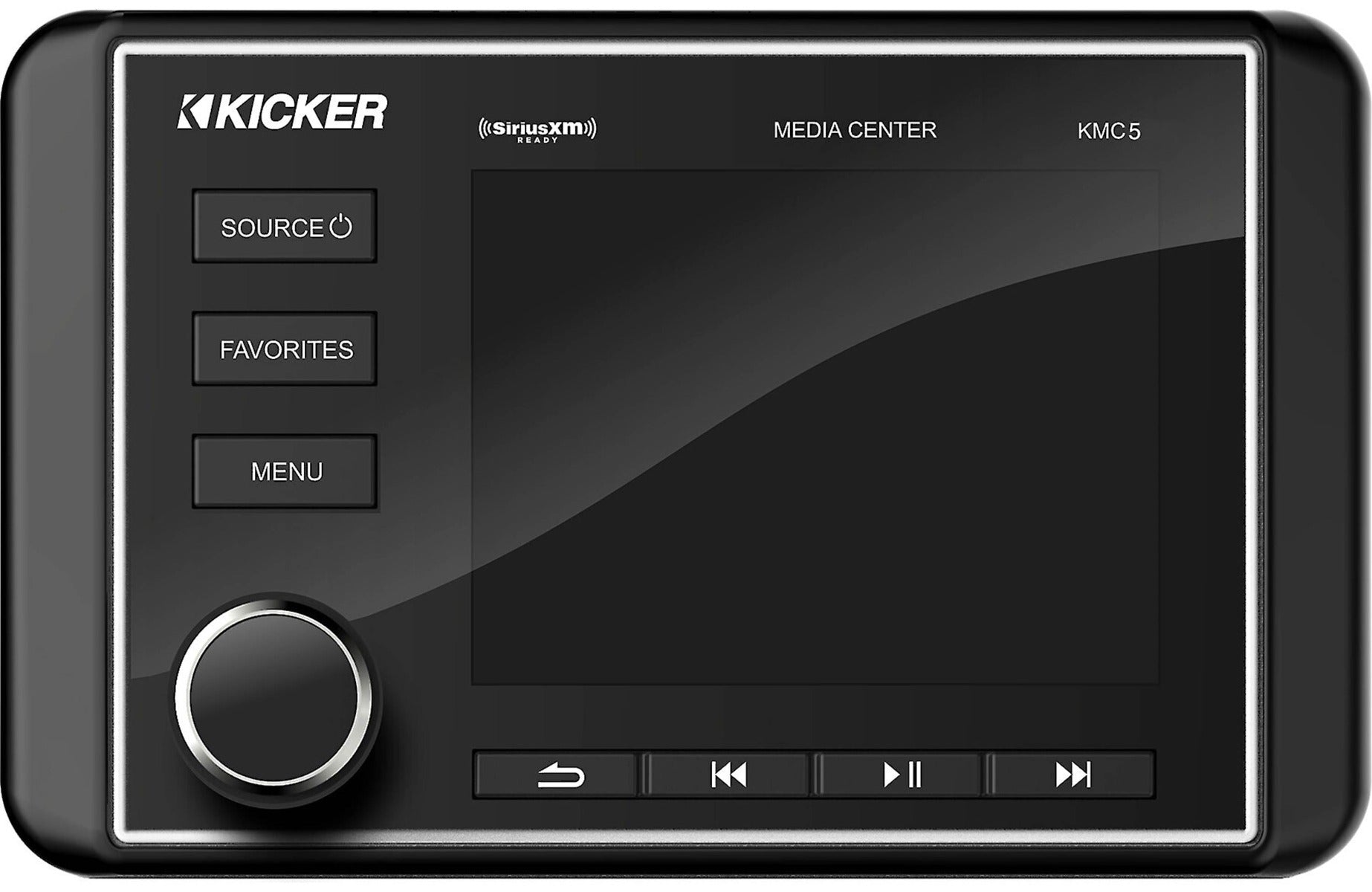 Kicker KMC5 3" 6 Channel, Dual Zone Digital Marine Media Bluetooth Receiver