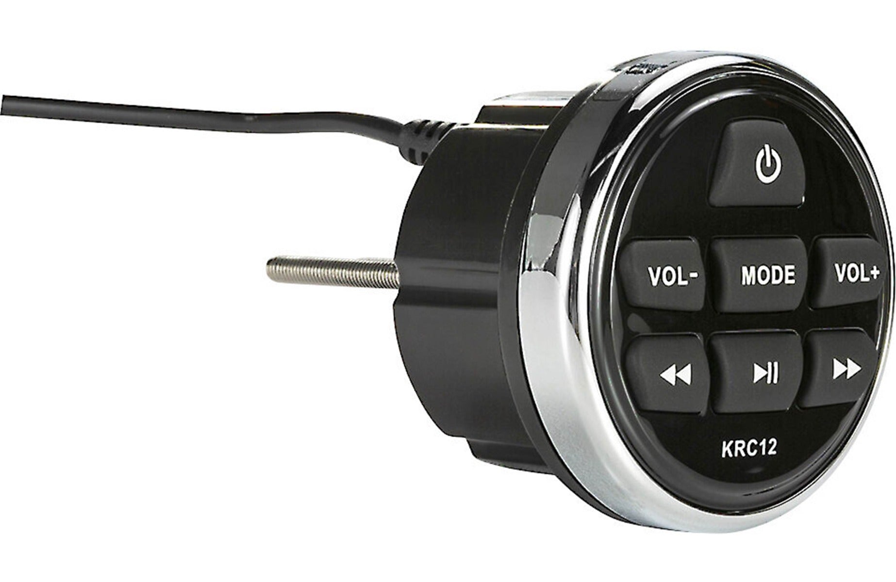 Kicker KRC12 Wired marine remote control for select Kicker marine receivers