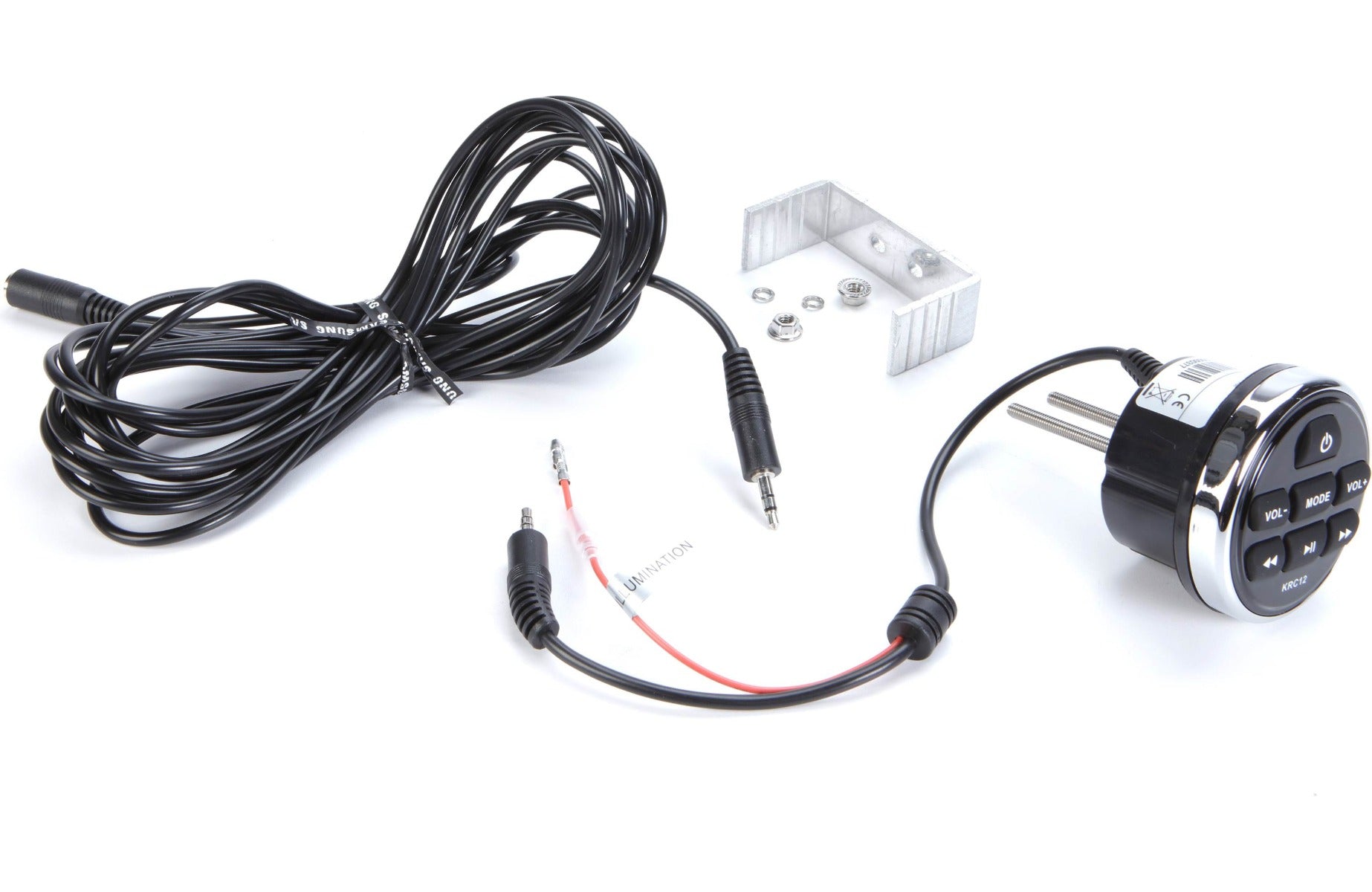 Kicker KRC12 Wired marine remote control for select Kicker marine receivers