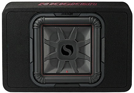 Kicker 46TL7T124 Enclosure with Loaded 4-ohm 12" L7T Solo-Baric Subwoofer