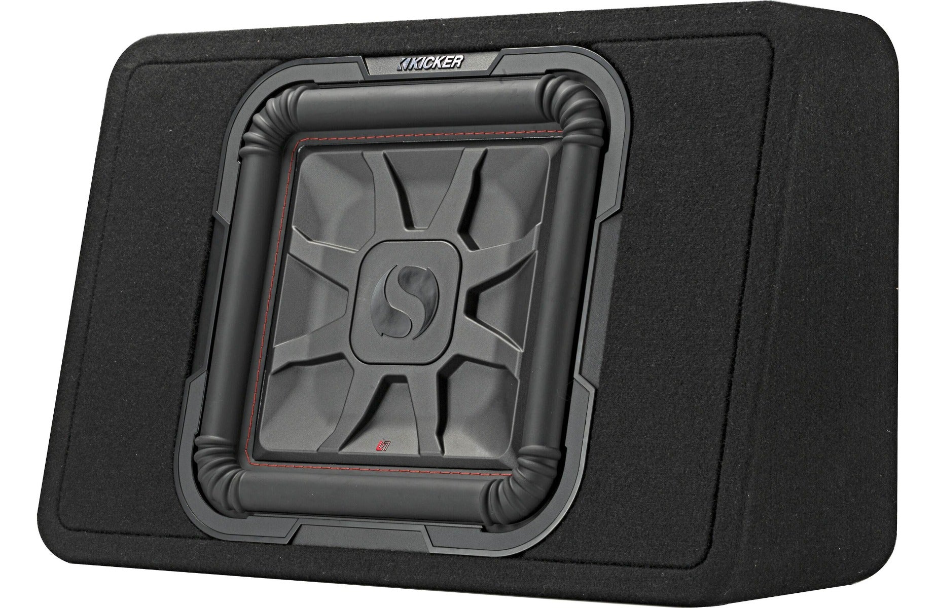 Kicker 46TL7T122 Enclosure with Loaded 2-ohm 12" L7T Solo-Baric Subwoofer