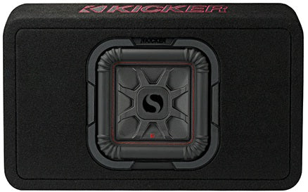 Kicker 46TL7T82 Enclosure with Loaded 2-ohm 8" L7T Solo-Baric Subwoofer