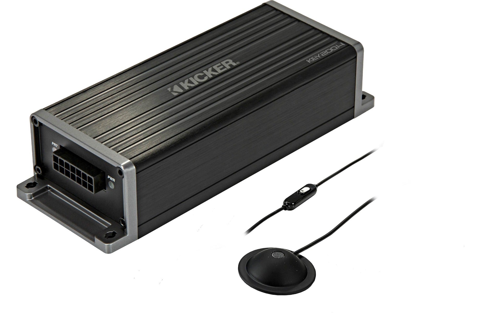 Kicker KEY200.4 Compact 4-channel Amplifier with automatic tuning DSP, Auto-EQ/Processor