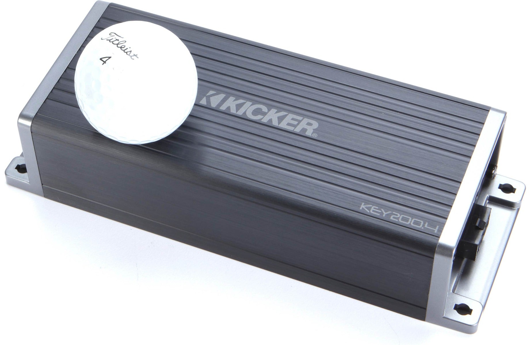 Kicker KEY200.4 Compact 4-channel Amplifier with automatic tuning DSP, Auto-EQ/Processor