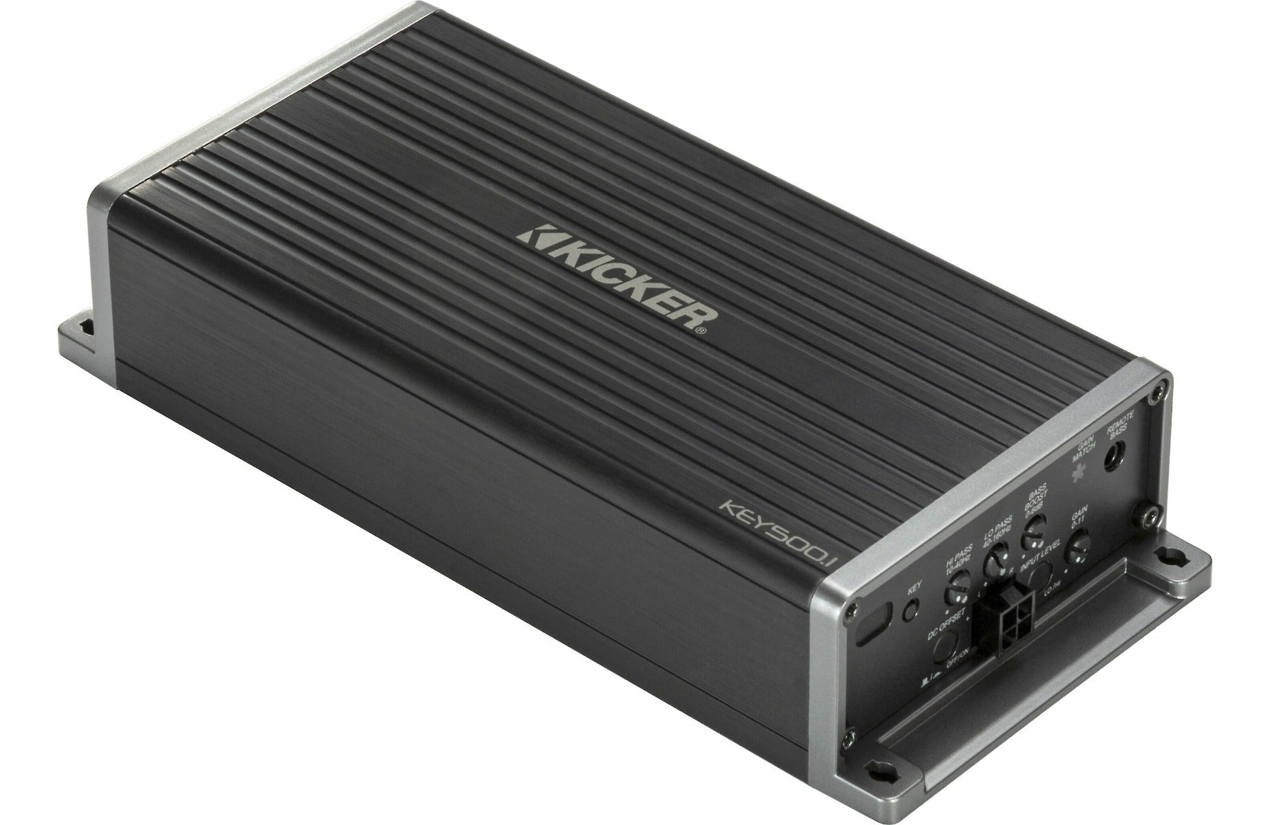 Kicker KEY500.1 Compact mono subwoofer amplifier with automatic tuning DSP