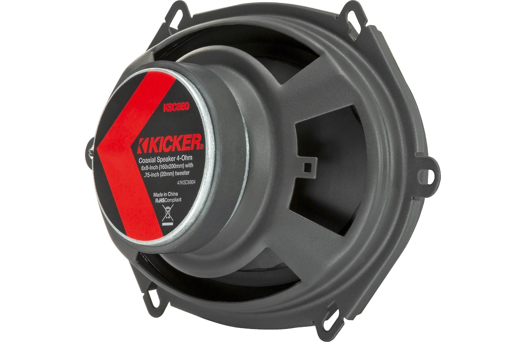 Kicker 47KSC6804 KS Series 6"x8" 2-way Coaxial  speakers CSS68