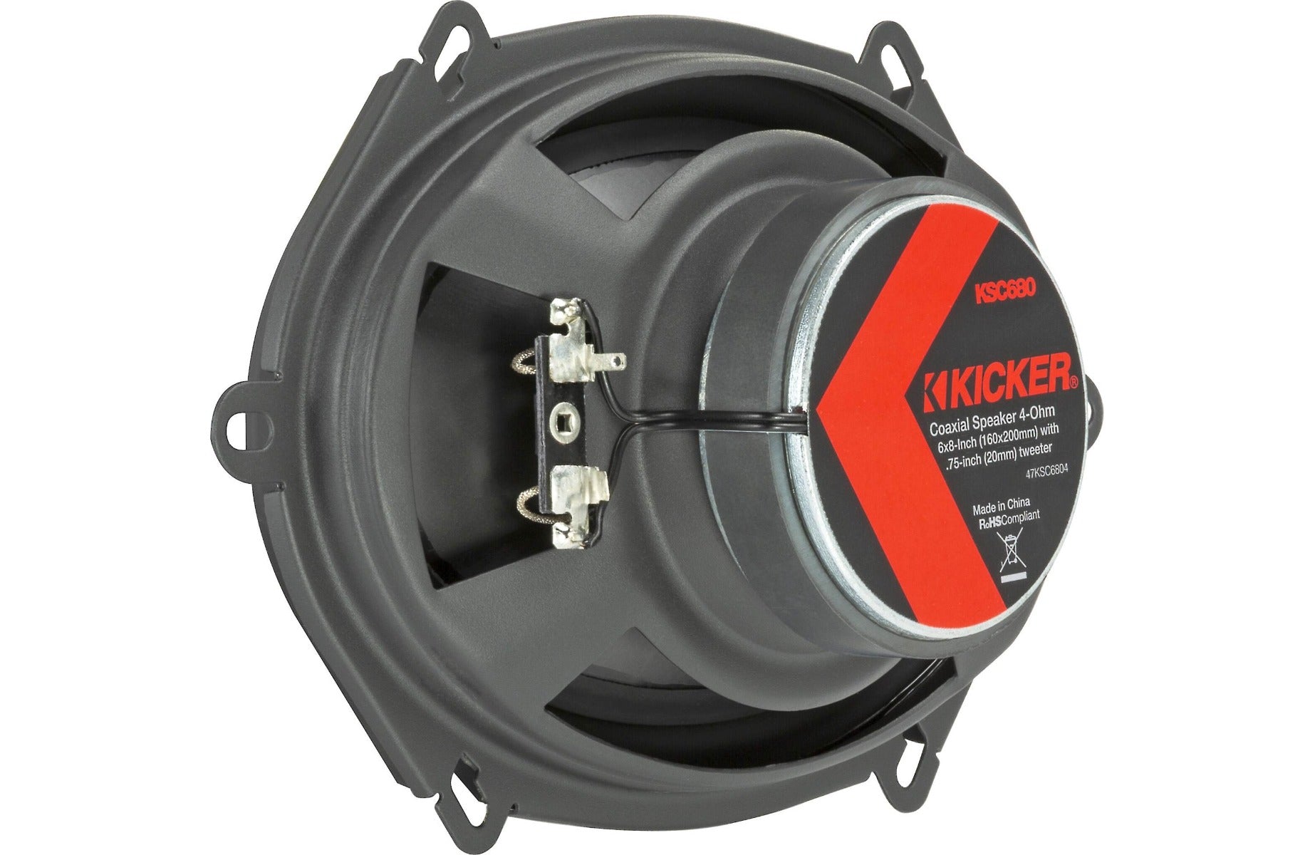 Kicker 47KSC6804 KS Series 6"x8" 2-way Coaxial  speakers CSS68