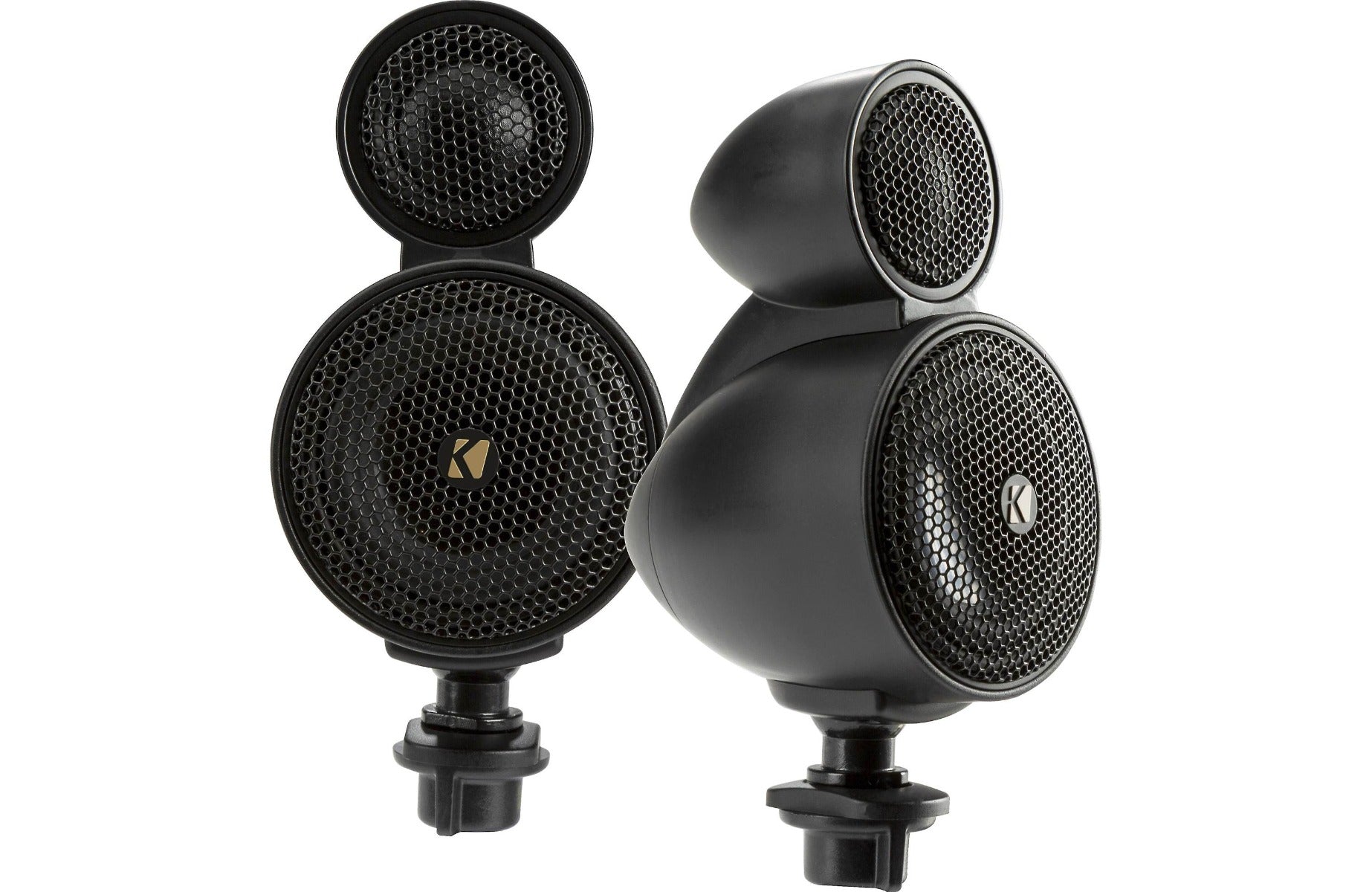 Kicker 47KSMT2504 KS Series dual-pod component speaker system 2-1/2" midrange driver and a 1" tweeter