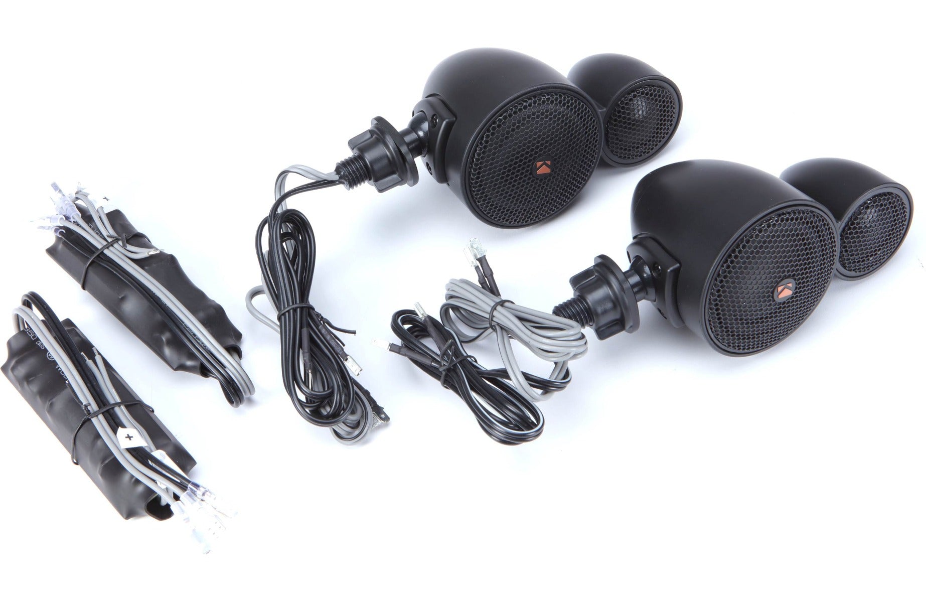Kicker 47KSMT2504 KS Series dual-pod component speaker system 2-1/2" midrange driver and a 1" tweeter
