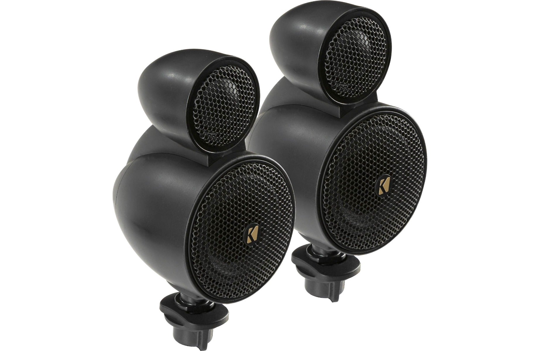 Kicker 47KSMT2504 KS Series dual-pod component speaker system 2-1/2" midrange driver and a 1" tweeter