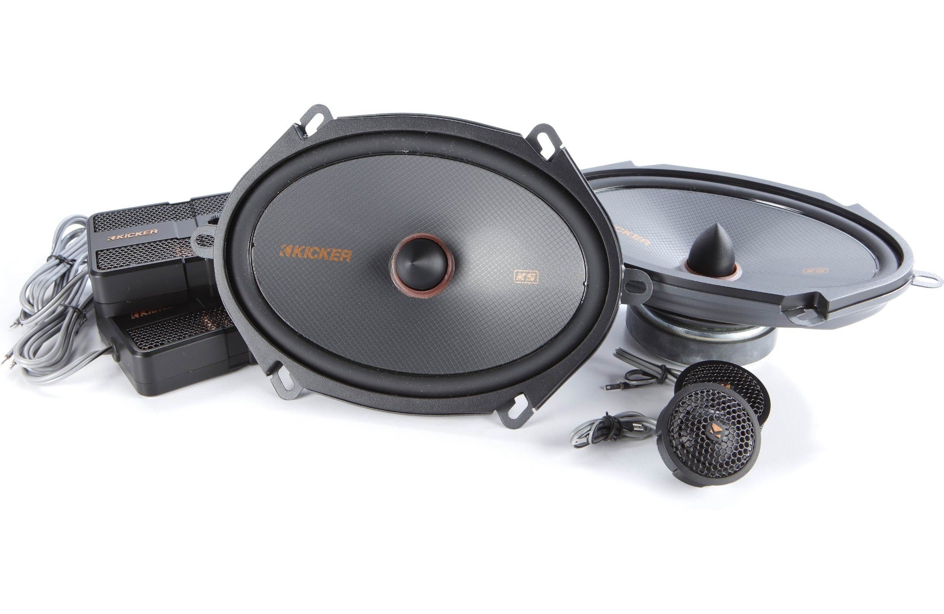 Kicker 47KSS6804 KS Series 6"x8" 2-way Component speakers KSS6804