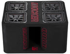 Kicker 47QL7R12 Enclosure with Loaded Ported Quad Box 2-ohm 12" L7T Solo-Baric Subwoofer