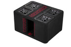 Kicker 47QL7R12 Enclosure with Loaded Ported Quad Box 2-ohm 12" L7T Solo-Baric Subwoofer