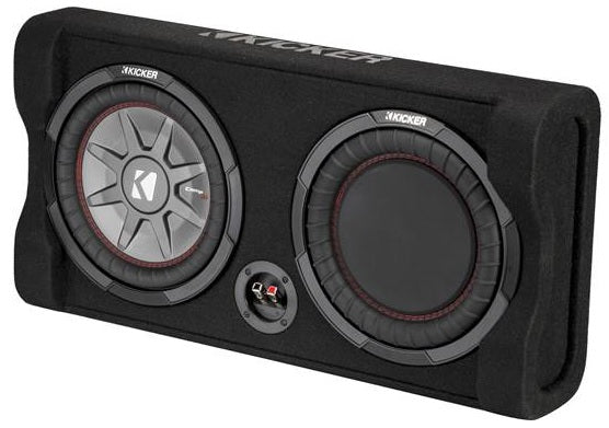 Kicker 47TRTP82 8” CompRT Downward-firing Subwoofer Thin Enclosurer