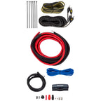 Kicker 47VK6 V-Series 6AWG Amp Kit with 2-Channel Interconnects