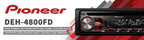 Pioneer DEH-4800FD 4 x 100 watt CD MP3 USB Android Car Stereo iPod iPhone Direct Control