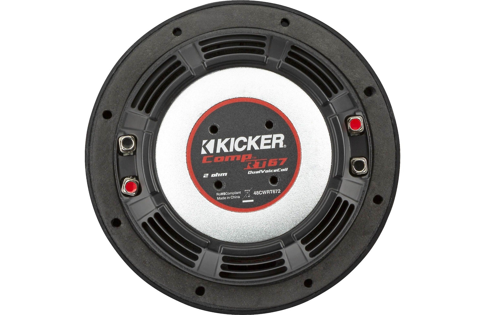 Kicker 48CWRT672 CompRT 6.75" Shallow-mount dual 2-ohm Subwoofer
