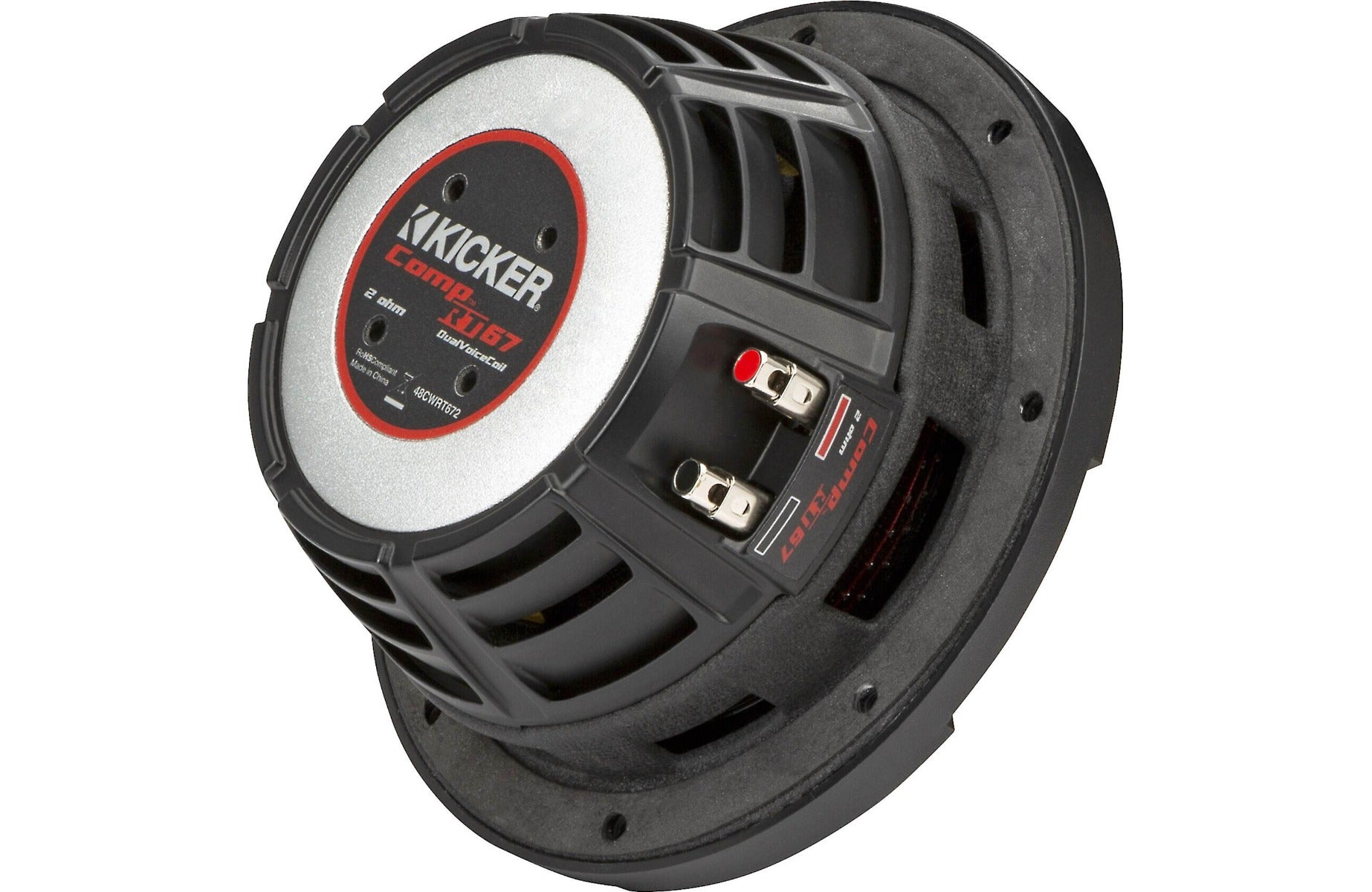 Kicker 48CWRT672 CompRT 6.75" Shallow-mount dual 2-ohm Subwoofer
