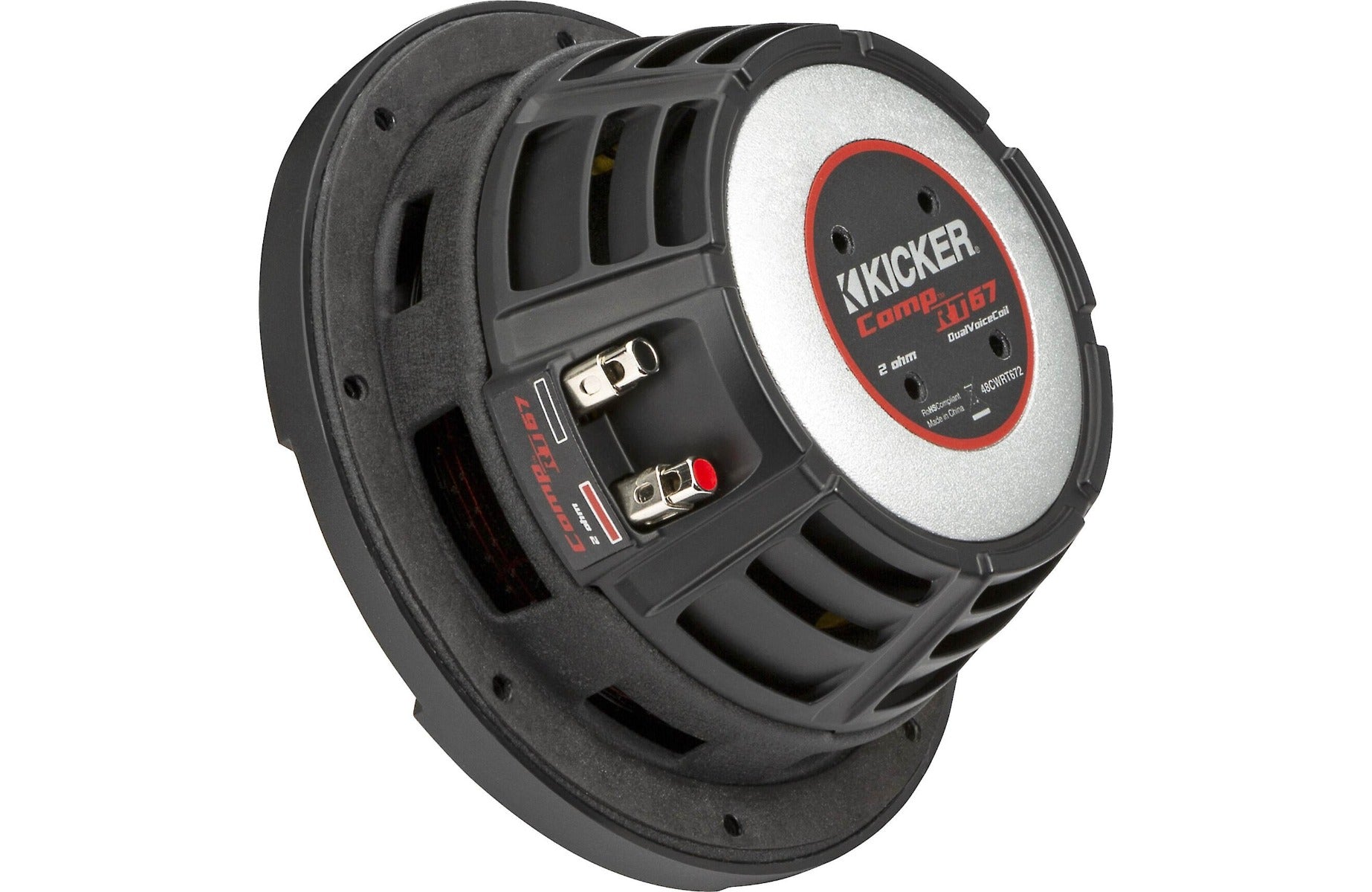 Kicker 48CWRT672 CompRT 6.75" Shallow-mount dual 2-ohm Subwoofer