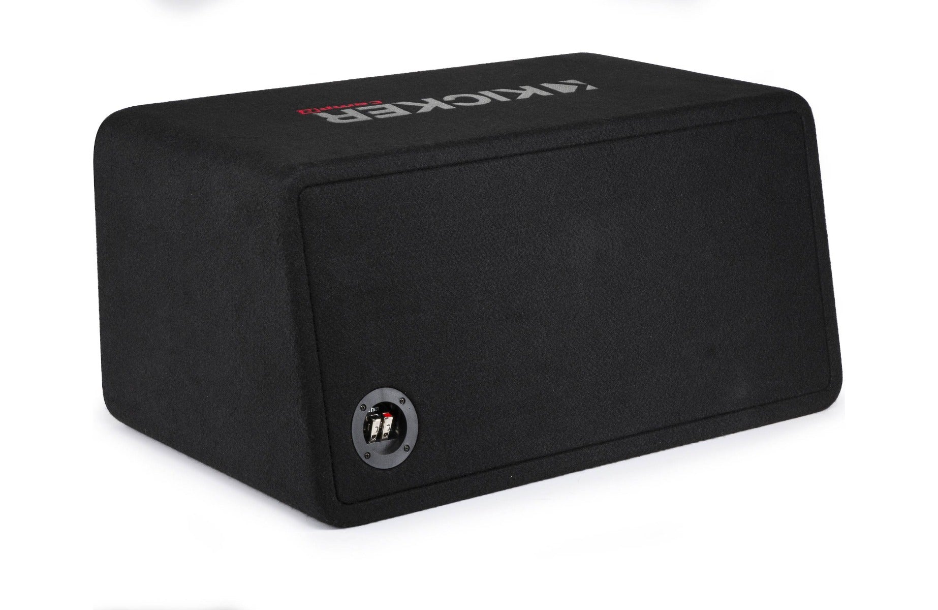 Kicker 48DCWR122 Ported Enclosure with Twin 2-ohm 12" Comp-C subwoofers