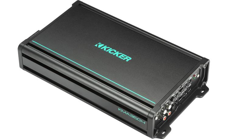 Kicker KMA360.4 500W 4-Channel Class D Weather-Resistant Full-Range Amplifier Marine Amplifier