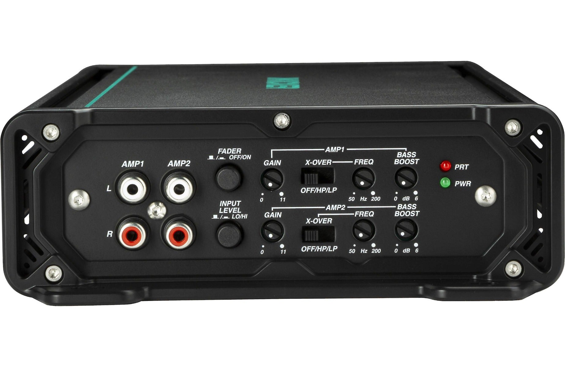 Kicker KMA360.4 500W 4-Channel Class D Weather-Resistant Full-Range Amplifier Marine Amplifier