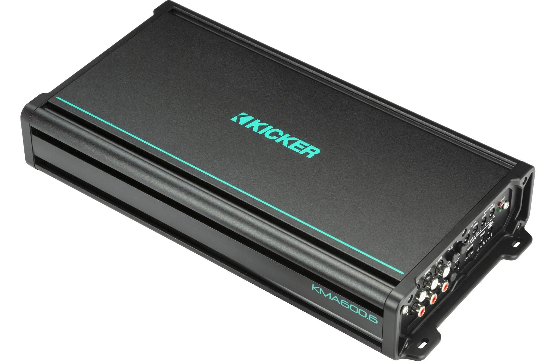 Kicker KMA600.6  600W RMS KM Series 2-ohm Stable Monoblock Class-D Marine Amplifier w/ Bass Knob Included