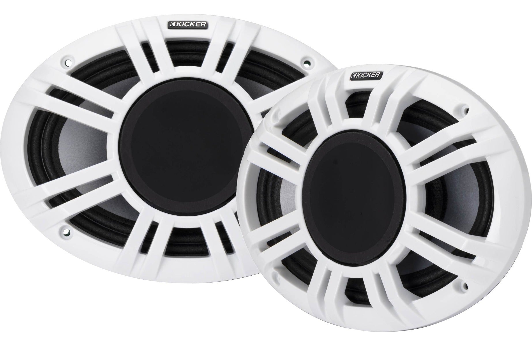 Kicker 48KMXL694 600W Peak (300W RMS) 6" x 9" KMXL Series 2-way Coaxial Marine Speakers