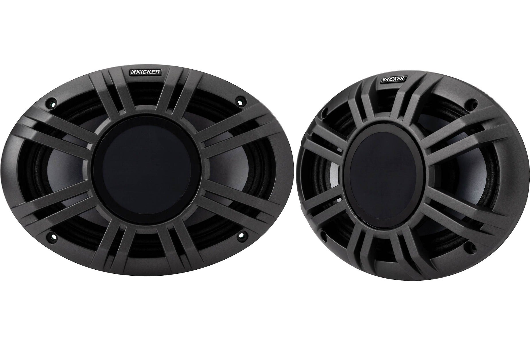 Kicker 48KMXL694 600W Peak (300W RMS) 6" x 9" KMXL Series 2-way Coaxial Marine Speakers