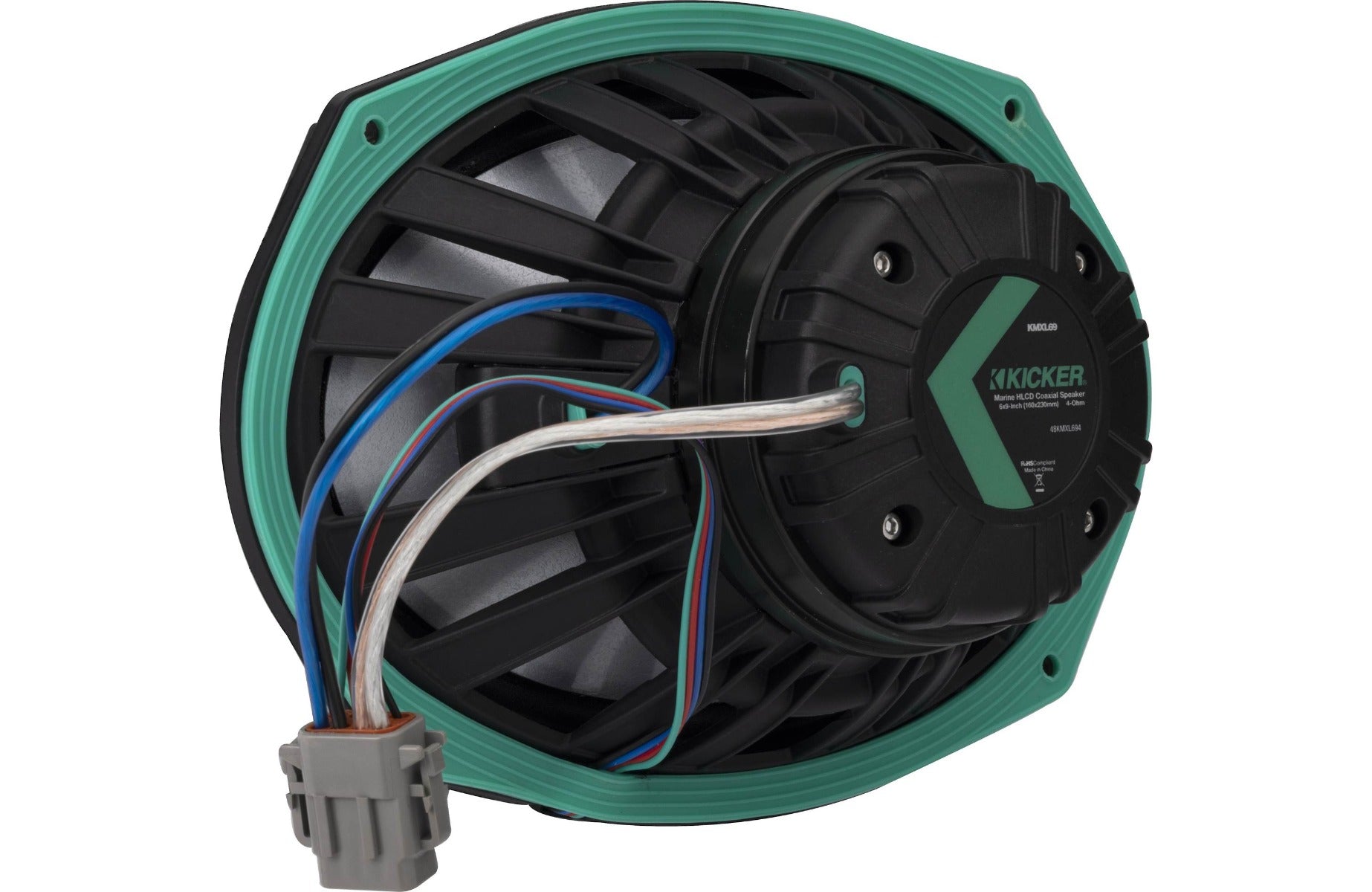 Kicker 48KMXL694 600W Peak (300W RMS) 6" x 9" KMXL Series 2-way Coaxial Marine Speakers