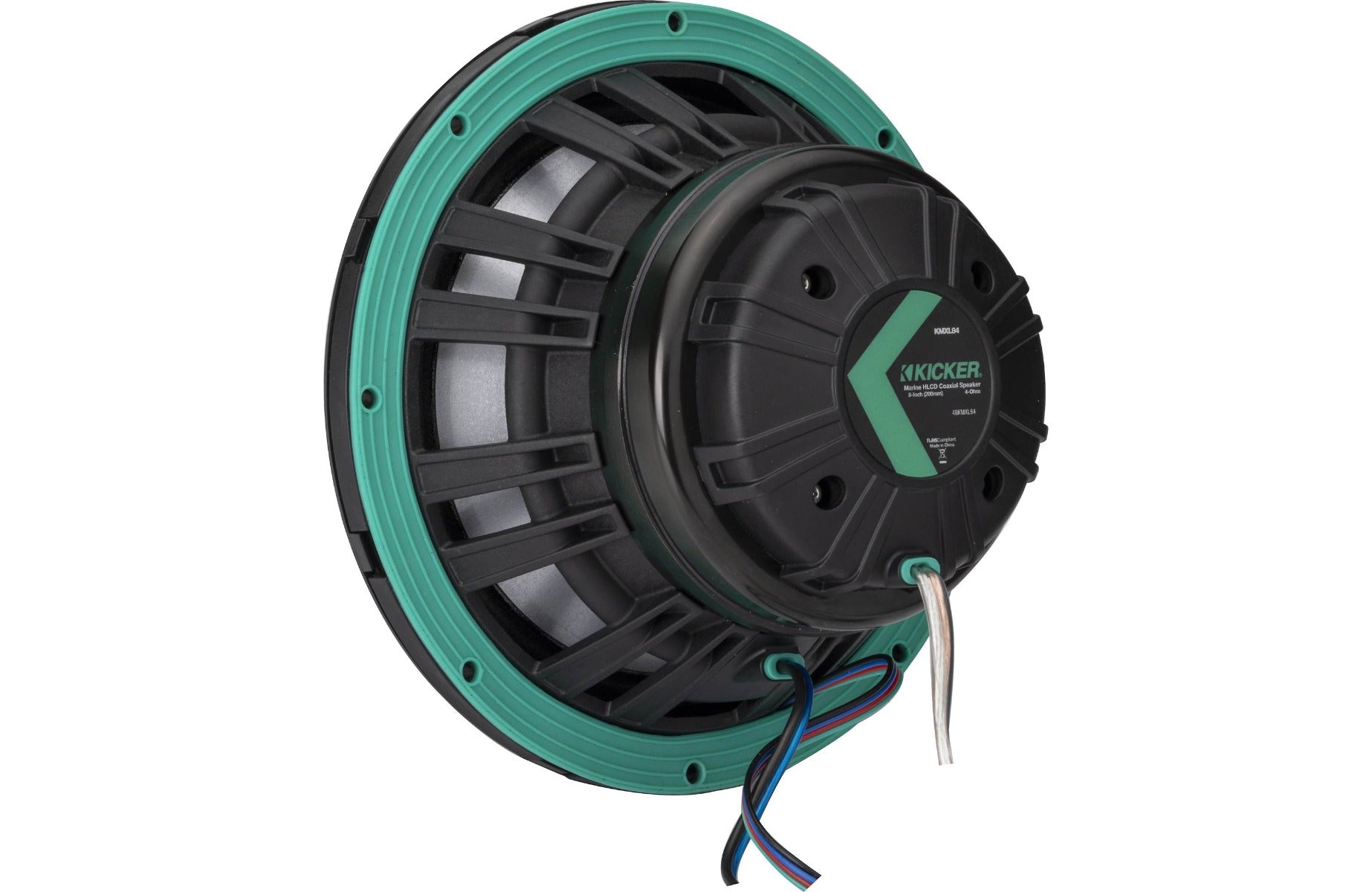Kicker 48KMXL84 1000W Peak (500W RMS) 8" KMXL Series 2-way Coaxial Marine Speakers
