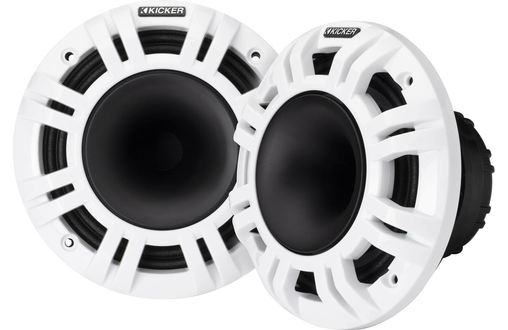 Kicker 48KMXL84 1000W Peak (500W RMS) 8" KMXL Series 2-way Coaxial Marine Speakers