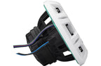 Kicker 48KMXL654 600W Peak (300W RMS) 6.5” KMXL Series 2-way Coaxial Marine Speakers in White