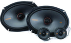 Kicker 48KSS269 KS Series 6"x9" 200W 2-way Component Speaker System with Silk Dome Tweeters
