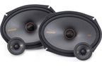 Kicker 48KSS269 KS Series 6"x9" 200W 2-way Component Speaker System with Silk Dome Tweeters