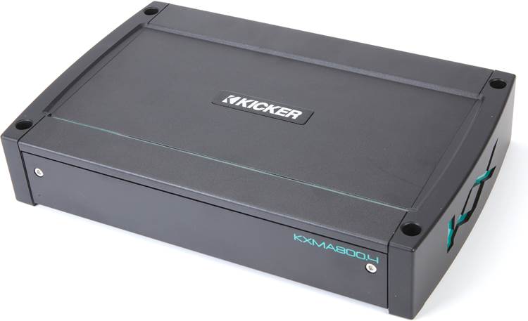 Kicker 48KXMA800.4 400W RMS KM Series 2-ohm Stable 4 Channel Class-D Marine Amplifier